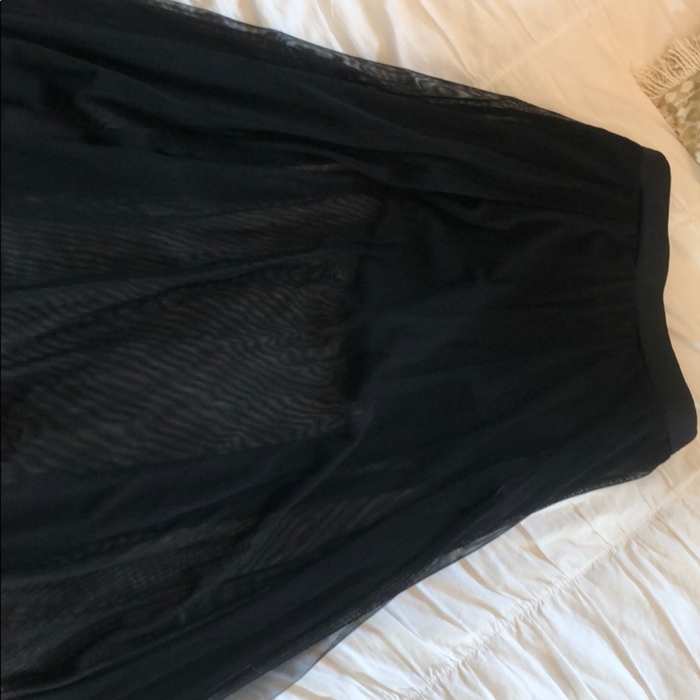 Mesh Black Skirt